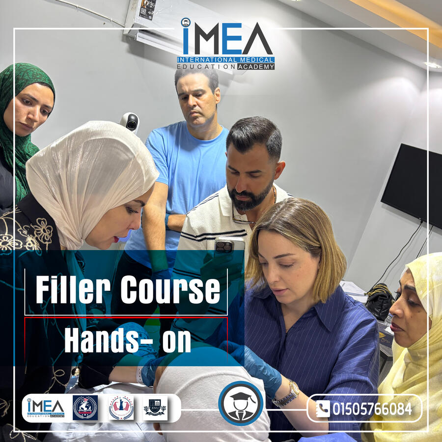 Hands-on advanced dermal filler training course for doctors at IMEA Academy in Cairo, Egypt